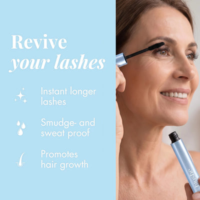 Blushe Lash Serum Mascara, Blushe Korean Mascara, Waterproof Fiber  1PC