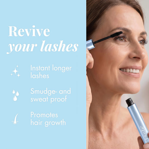Blushe Lash Serum Mascara, Blushe Korean Mascara, Waterproof Fiber  1PC